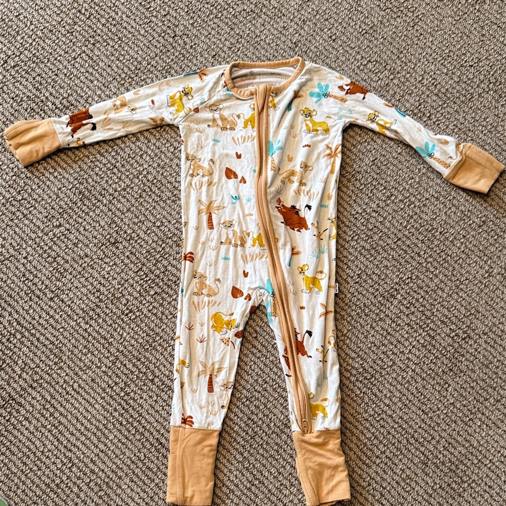 Little Sleepies Lion King Zippy 3-6 months